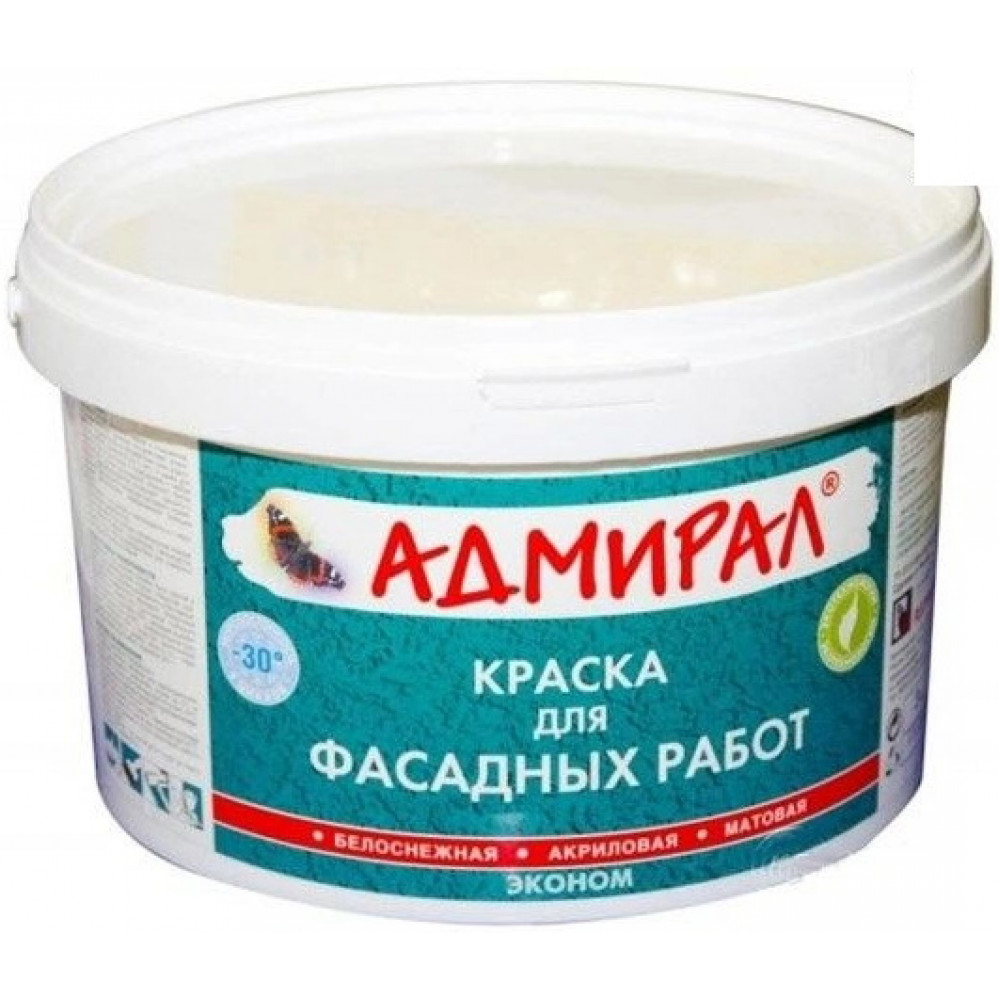 Краска "Адмирал" для наруж.и внутрин. работ 1,2кг