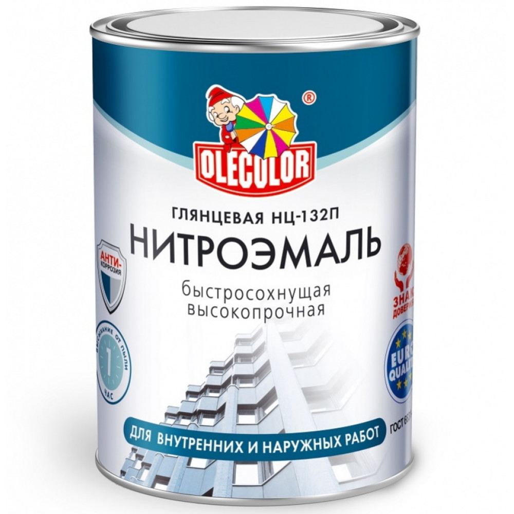 НЦ-132 Черная 1,7кг OLECOLOR