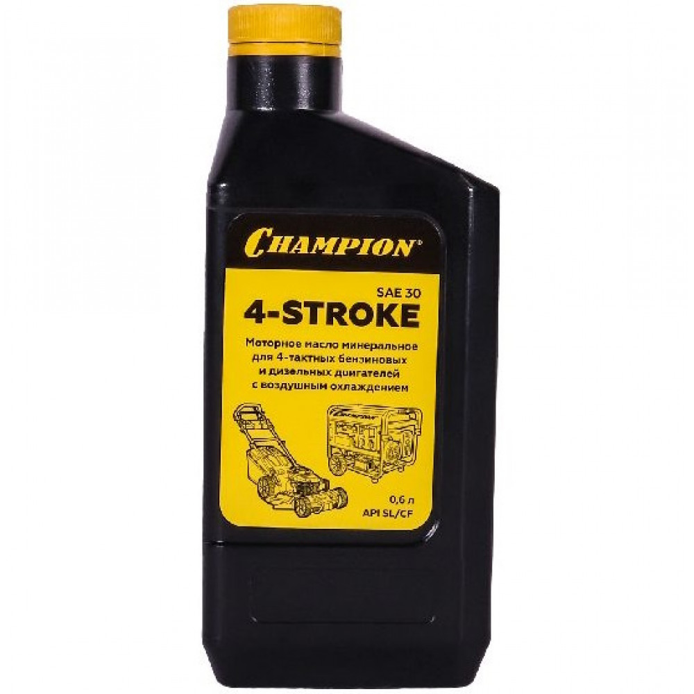Масло для 4-тактных двигателей минеральное CHAMPION SAE 30 API SL/CF 1л
