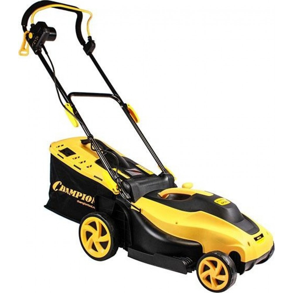 Газонокосилка эл. CHAMPION EM3815 (1,6 кВт пласт+ткань травосб. 45л шир.380мм выс.20-70мм, 11,5кг)