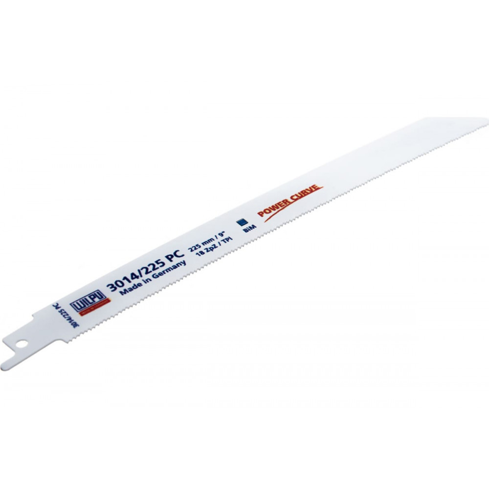 Полотно по металлу 3014/225 PC (1 шт; 225х19х0.9 мм; 205 мм; 18 TPI) WILPU
