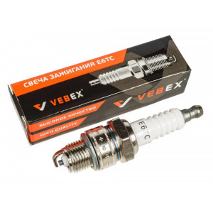 Свеча зажигания VEBEX E6TC (для 4-х тактных двигателей, М14х1.25х12.7мм короткая)