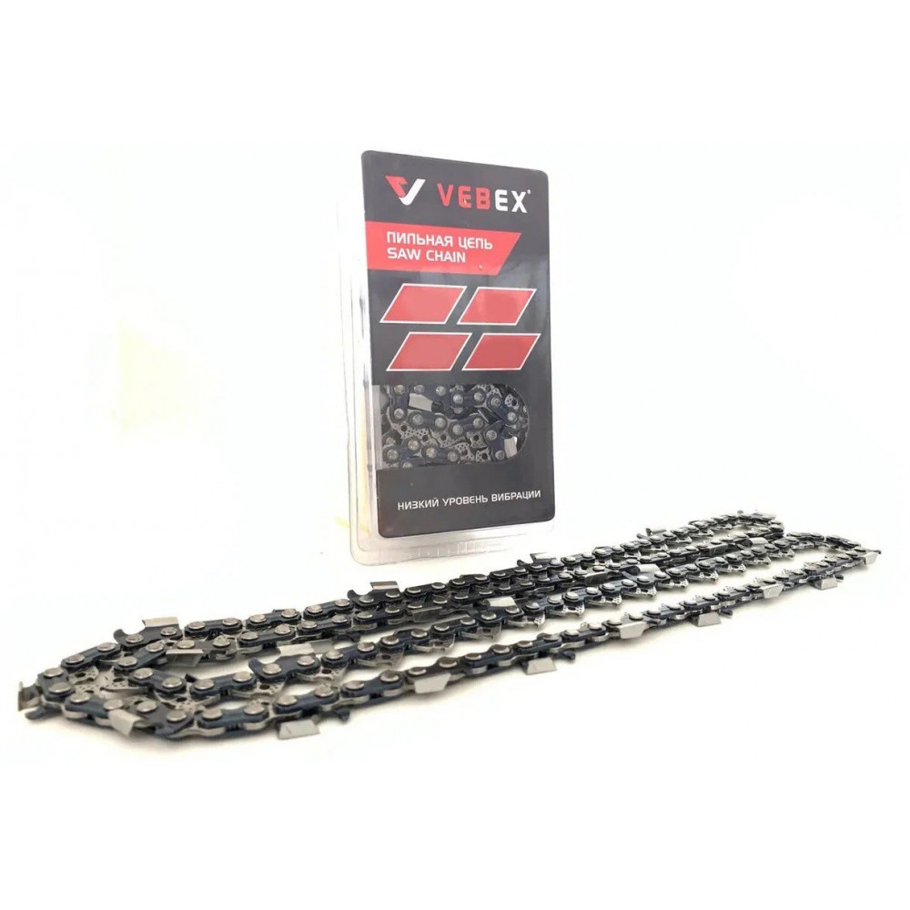 Цепь пильная VEBEX 3/8" х 1,1 х 46 зв. (блистер)