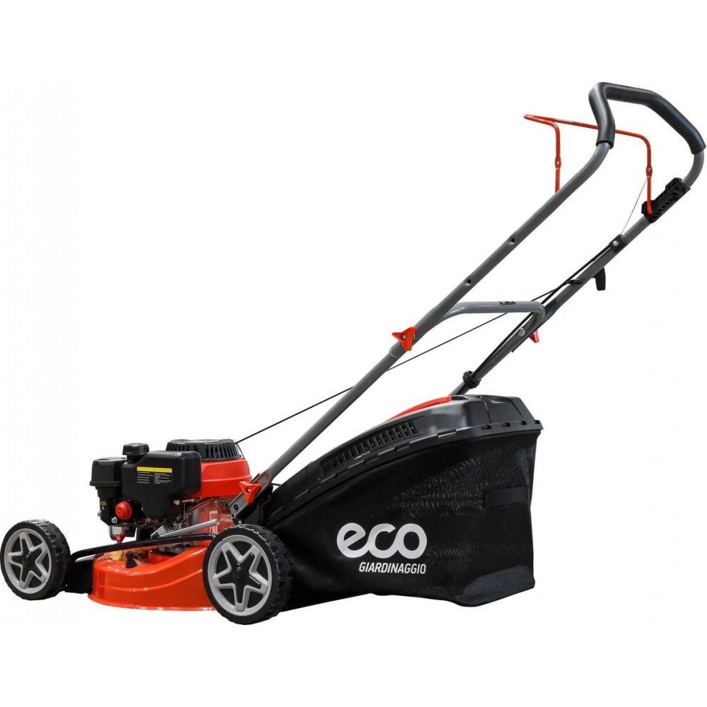 Газонокосилка бензиновая ECO LG-534 (4.0 л.с., шир. 46 см, ручной привод, мульчир., стальн.корпус
