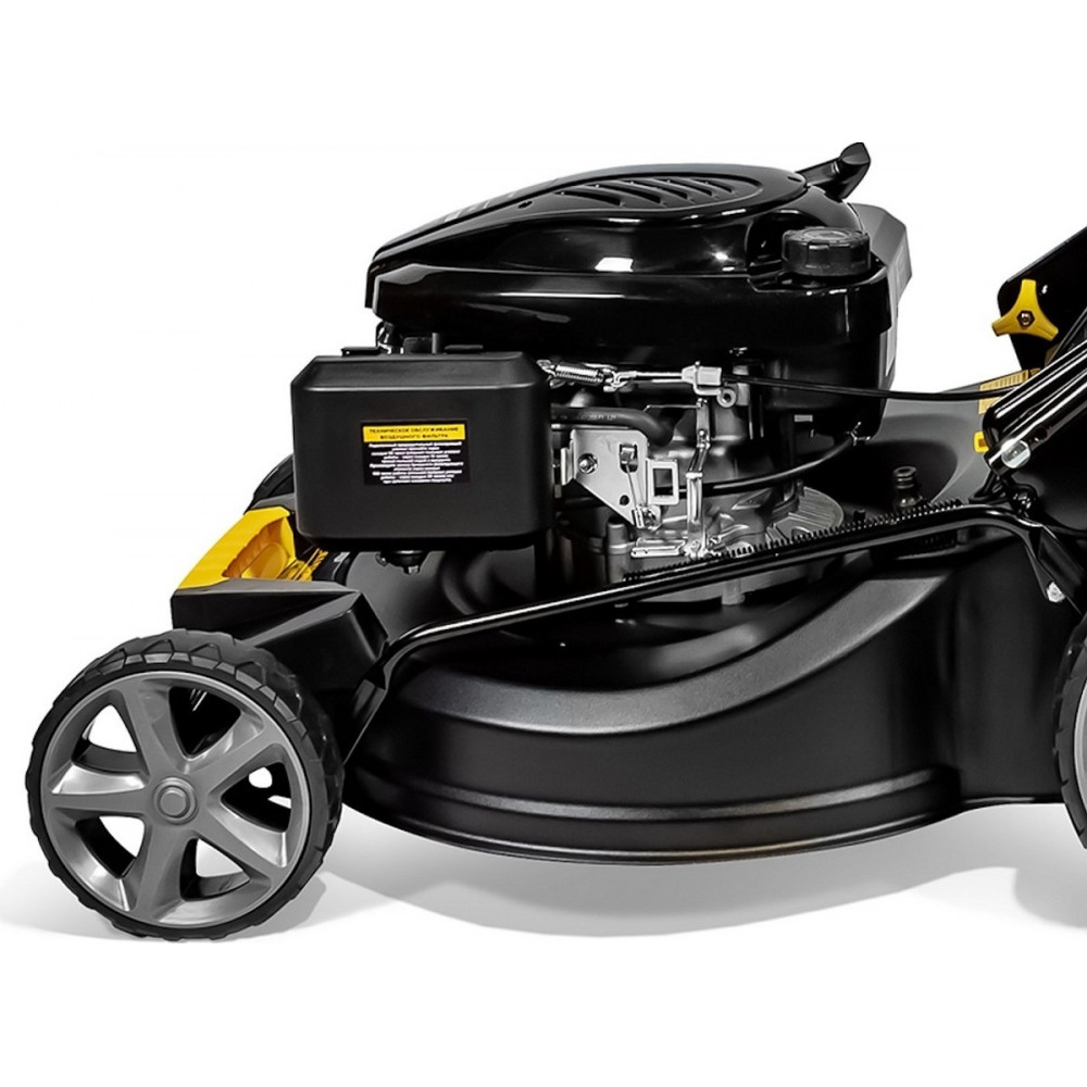 Газонокосилка CHAMPION LM5344 (PRO 4,4кВт привод 525мм 65л 25-75мм 1рычаг/6, 38кг 4в1)