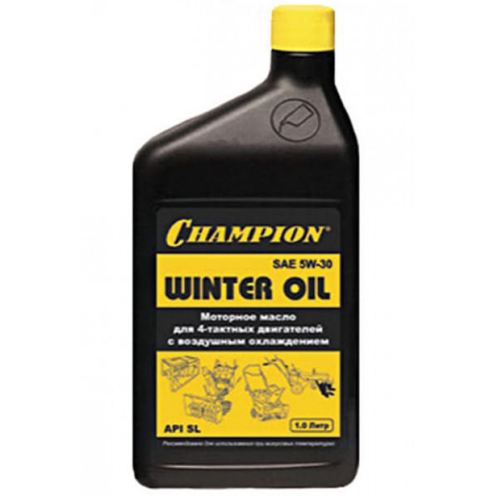 Масло для 4-тактных двигателей синтетическое зимнее CHAMPION SAE 5W30 API SL/CF 0,6л, шт