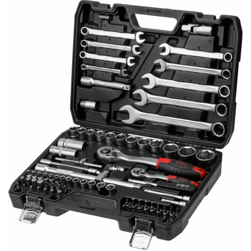 Набор головок и ключей 82пр. 1/4",1/2" PRO STARTUL STUTTGART (6 граней)