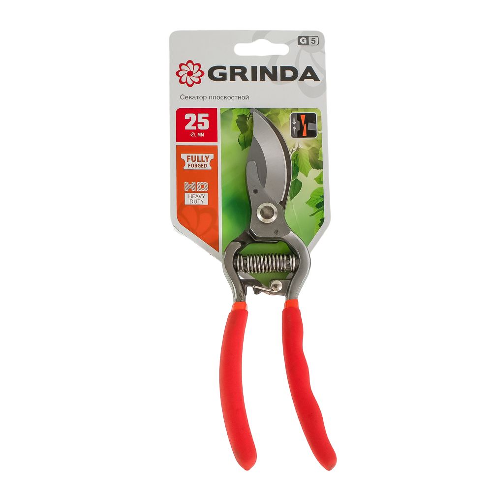 Секатор GRINDA G-5 цельнокованый ( 210мм.ф25)